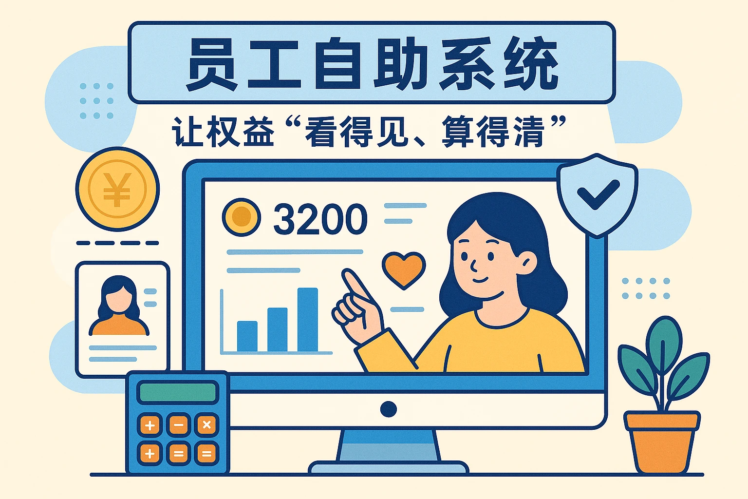 1. 员工自助系统：让权益“看得见、算得清”