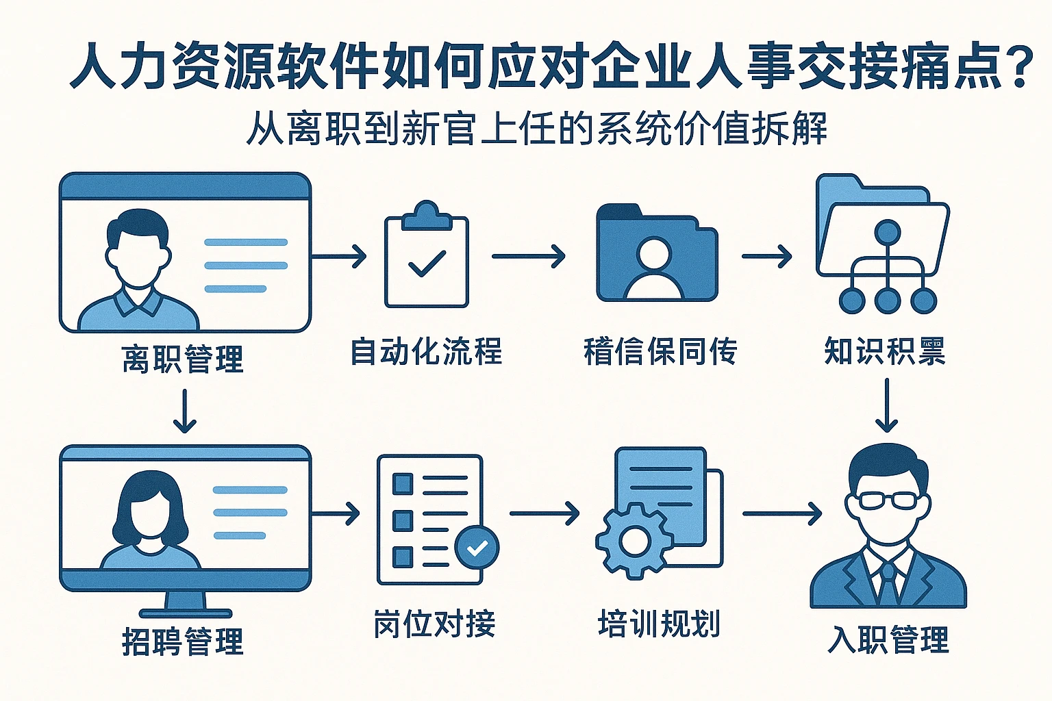 人力资源软件如何应对企业人事交接痛点？从离职到新官上任的系统价值拆解
