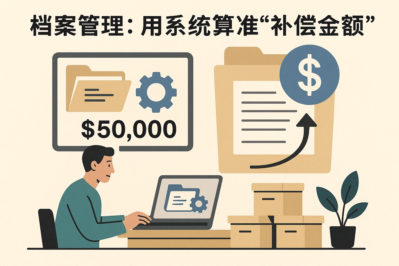 2. 档案管理：用系统算准“补偿金额”