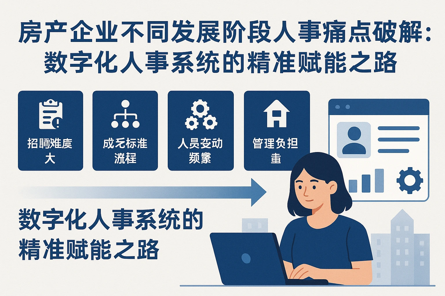 房产企业不同发展阶段人事痛点破解：数字化人事系统的精准赋能之路