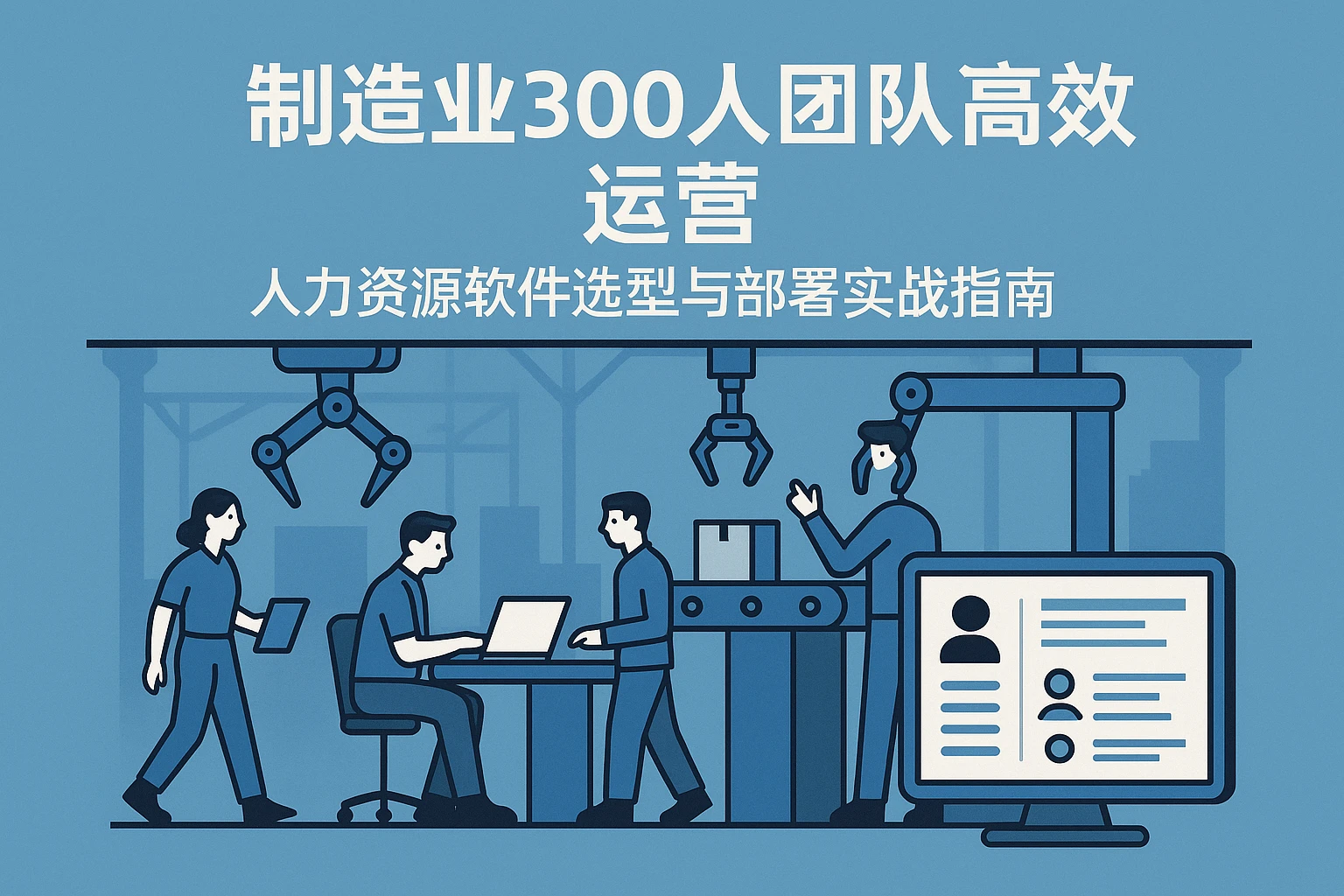制造业300人团队高效运营：人力资源软件选型与部署实战指南