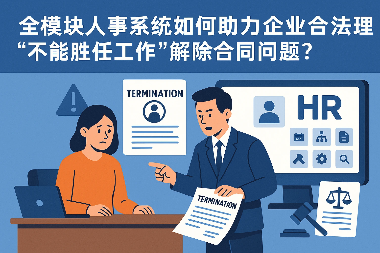 全模块人事系统如何助力企业合法处理“不能胜任工作”解除合同问题？