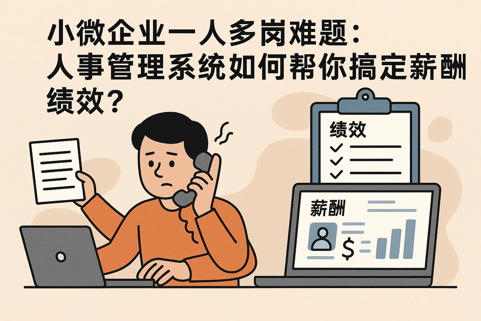 小微企业一人多岗难题：人事管理系统如何帮你搞定薪酬绩效？