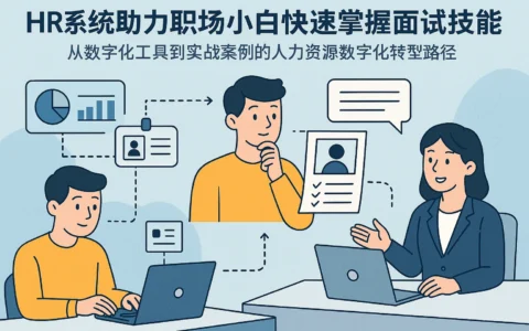 HR系统助力职场小白快速掌握面试技能：从数字化工具到实战案例的人力资源数字化转型路径