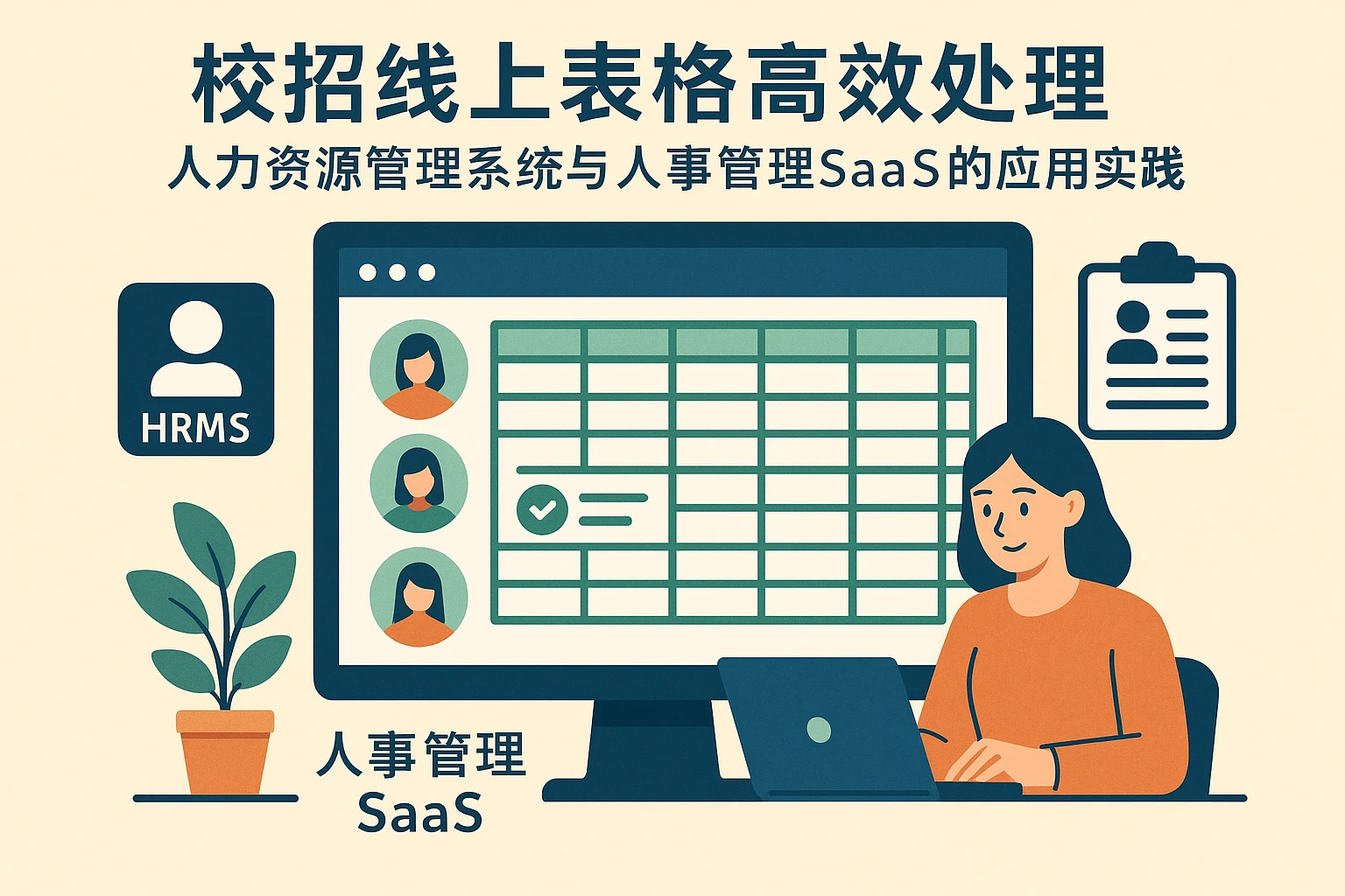 校招线上表格高效处理：人力资源管理系统与人事管理SaaS的应用实践