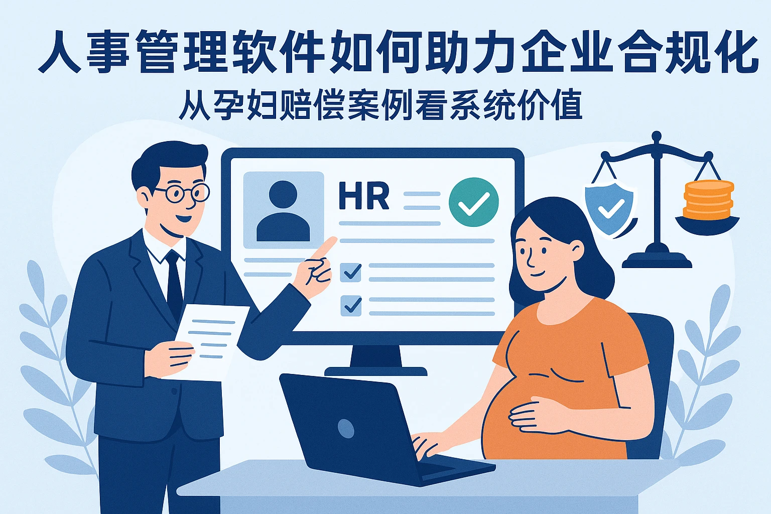 人事管理软件如何助力企业合规化？从孕妇赔偿案例看系统价值