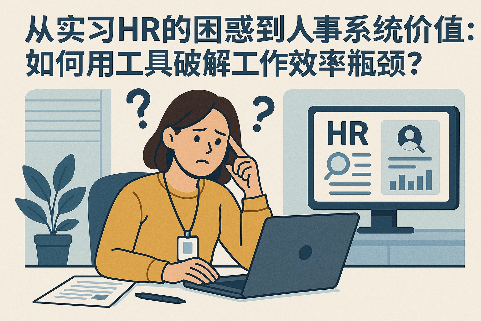 从实习HR的困惑到人事系统的价值：如何用工具破解工作效率瓶颈？