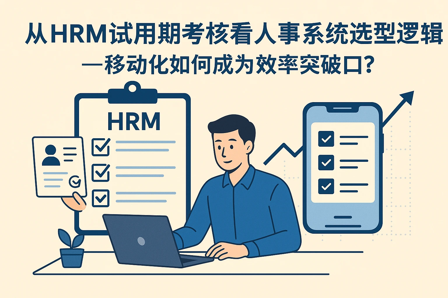 从HRM试用期考核看人事系统选型逻辑——移动化如何成为效率突破口？