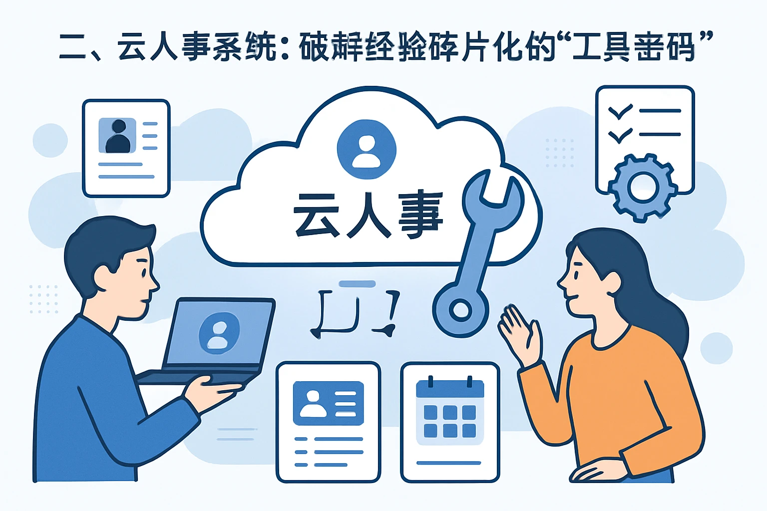 二、云人事系统：破解经验碎片化的“工具密码”