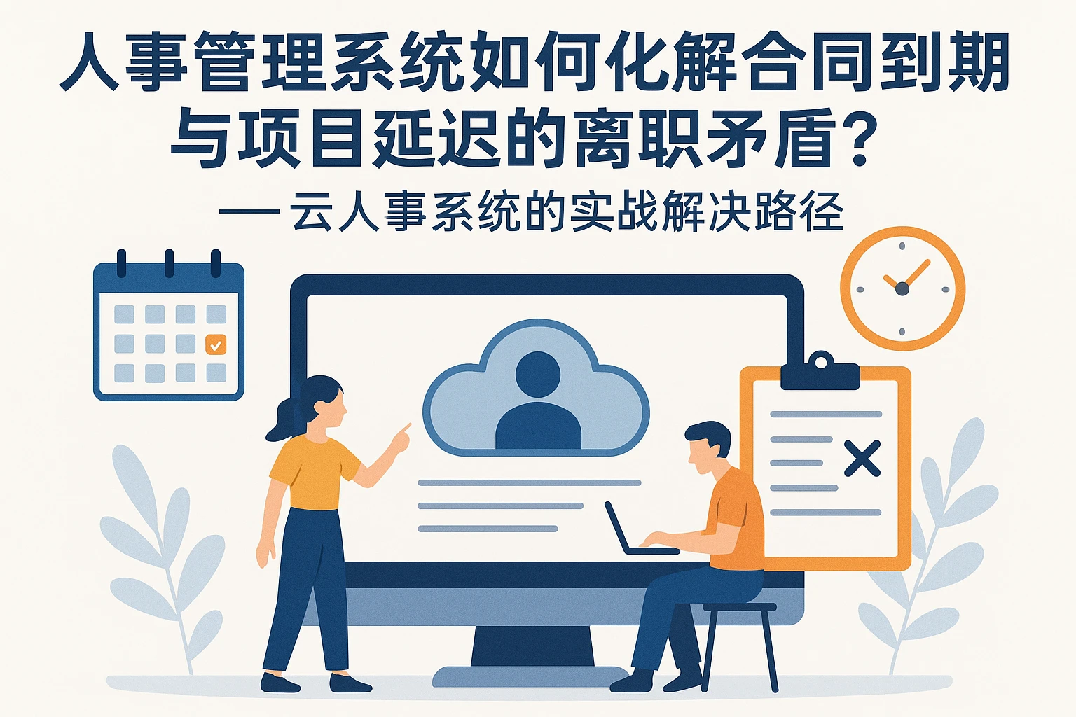人事管理系统如何化解合同到期与项目延迟的离职矛盾？——云人事系统的实战解决路径