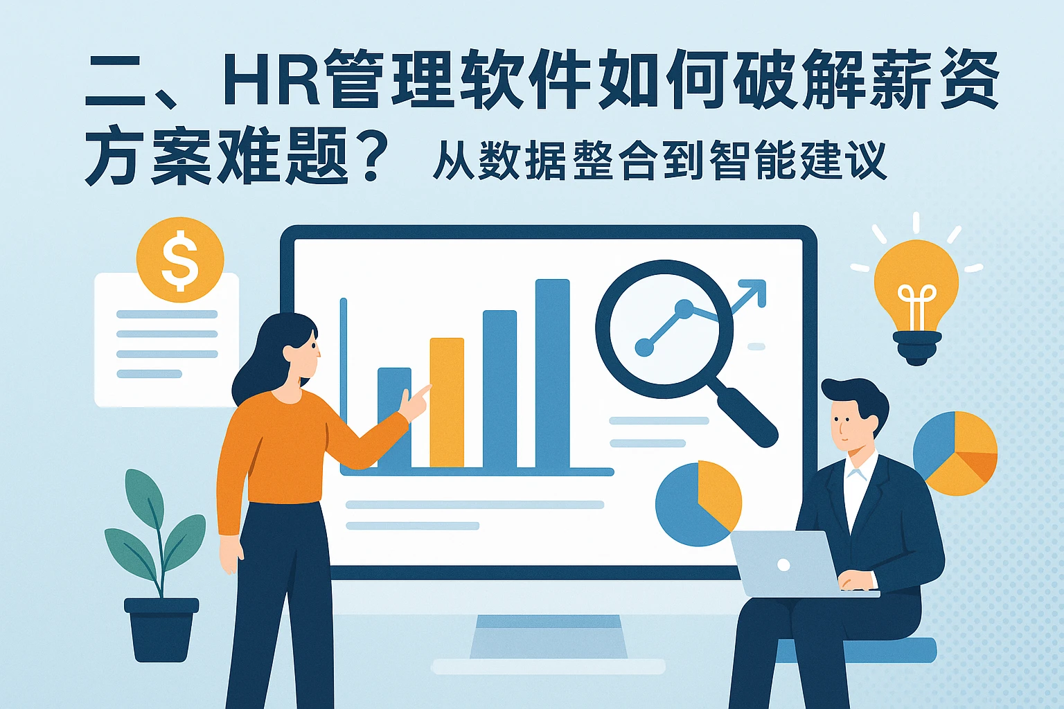 二、HR管理软件如何破解薪资方案难题？从数据整合到智能建议