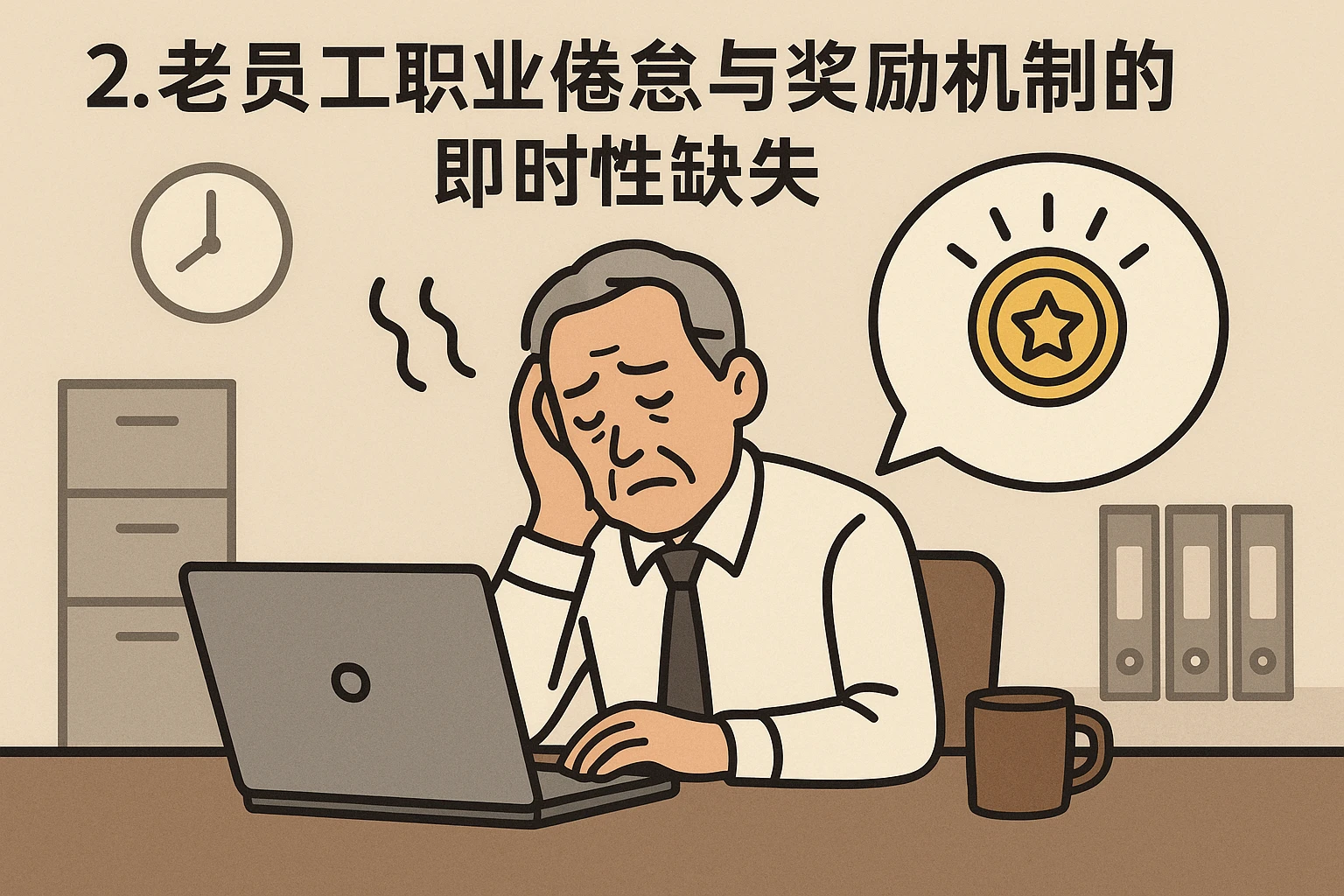 2. 老员工职业倦怠与奖励机制的即时性缺失