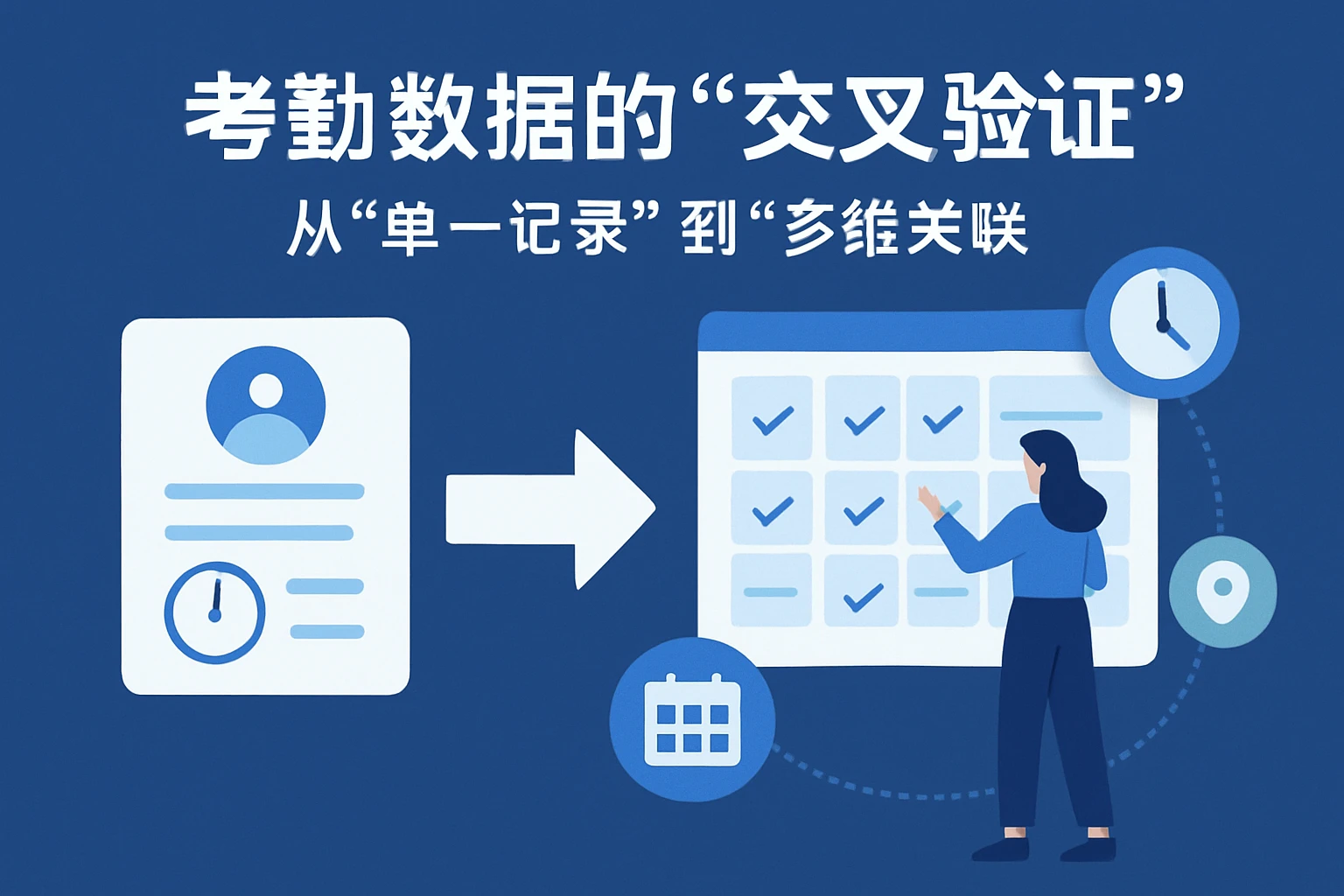 2. 考勤数据的“交叉验证”：从“单一记录”到“多维关联”