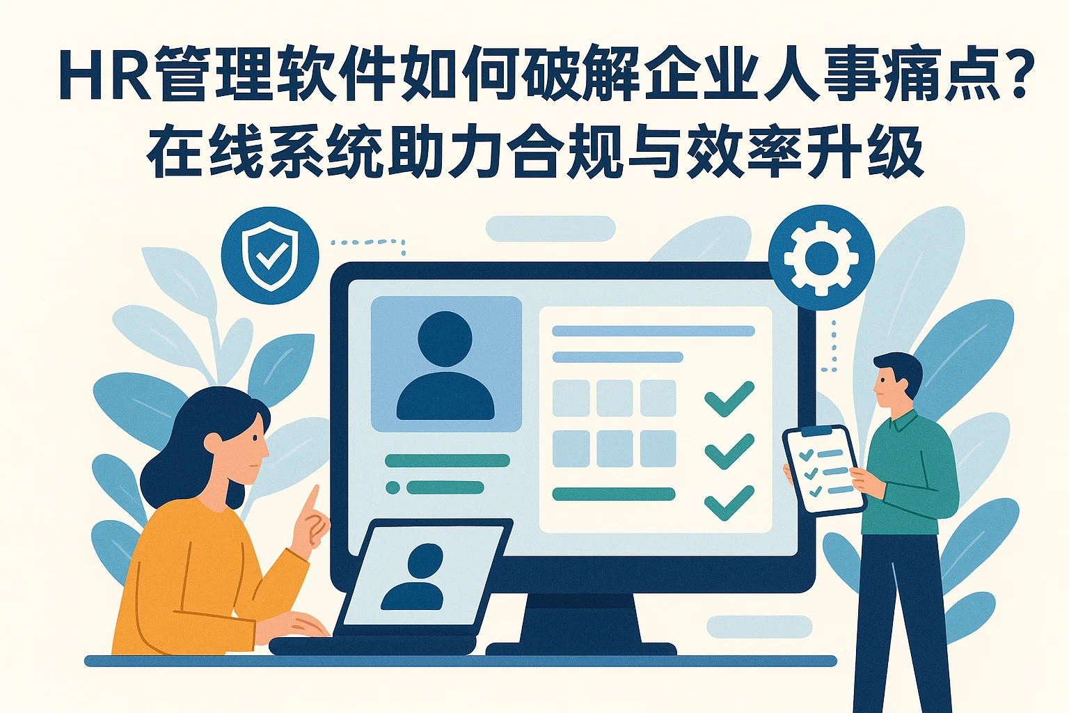 HR管理软件如何破解企业人事痛点？在线系统助力合规与效率升级