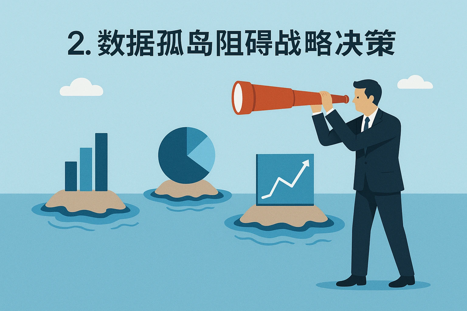 2. 数据孤岛阻碍战略决策