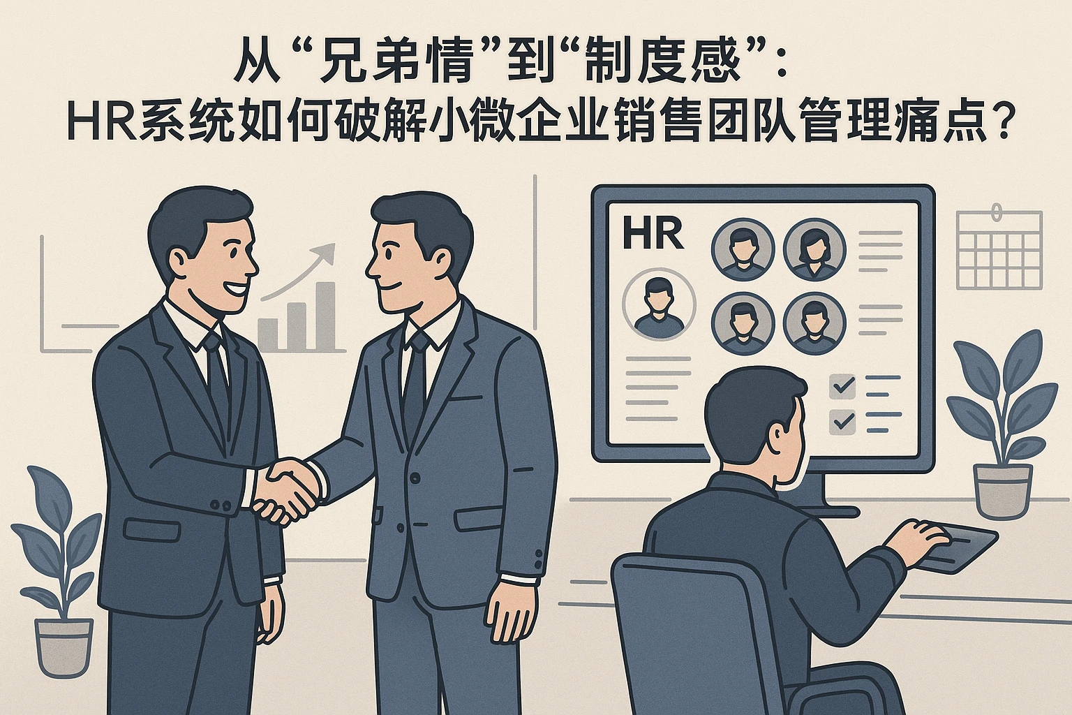 从“兄弟情”到“制度感”：HR系统如何破解小微企业销售团队管理痛点？
