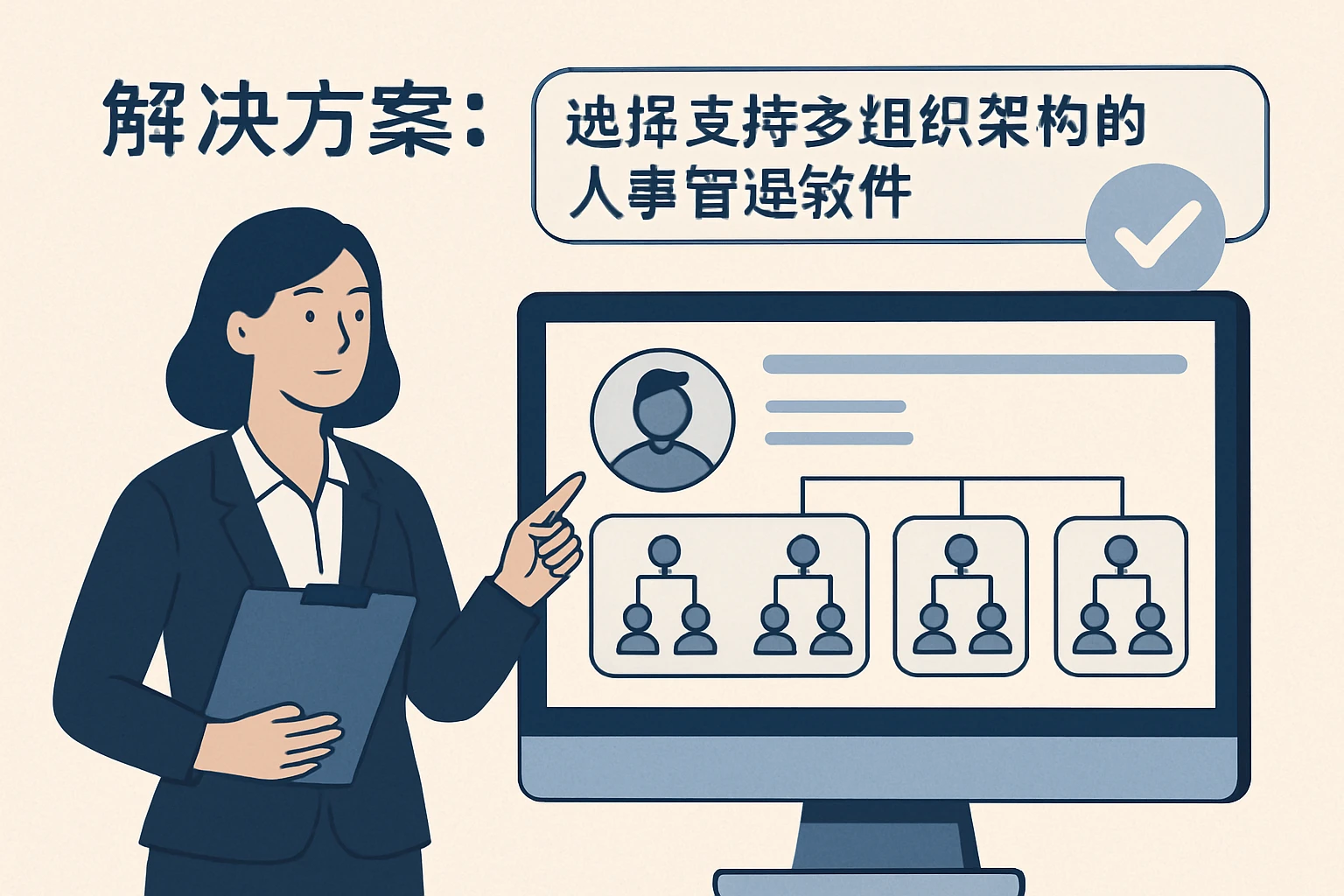 解决方案：选择支持多组织架构的人事管理软件