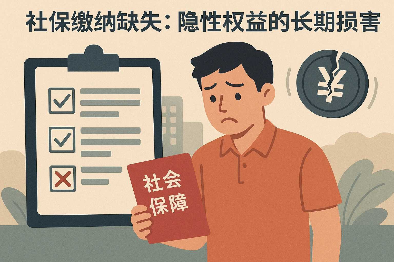 2. 社保缴纳缺失：隐性权益的长期损害