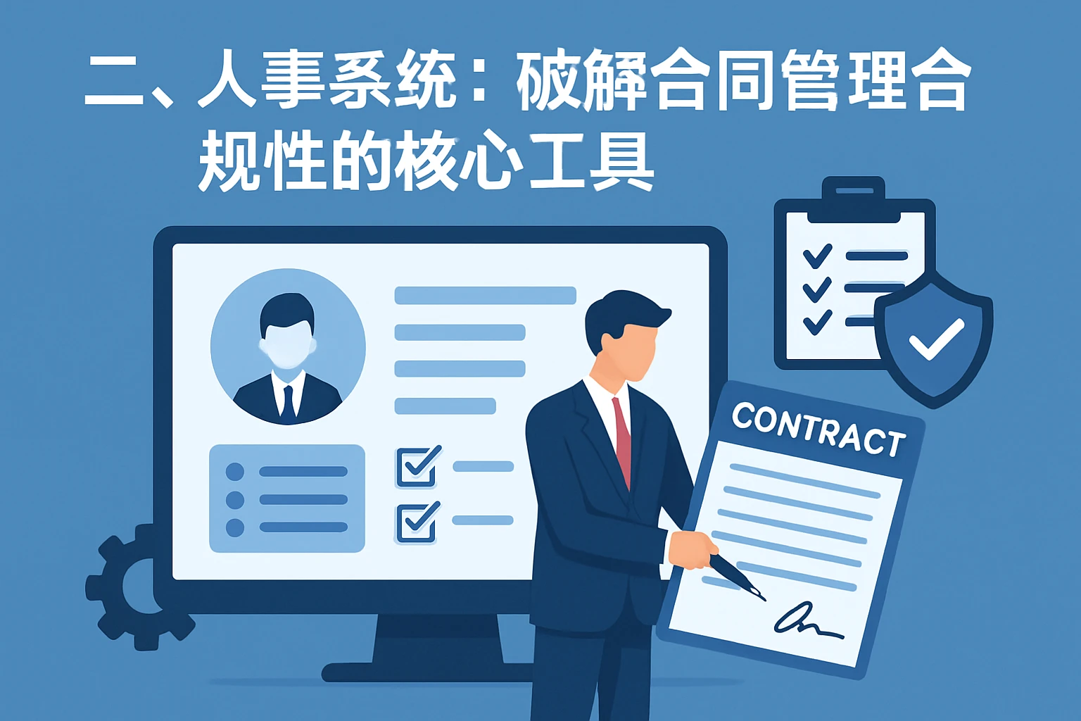 二、人事系统：破解合同管理合规性的核心工具