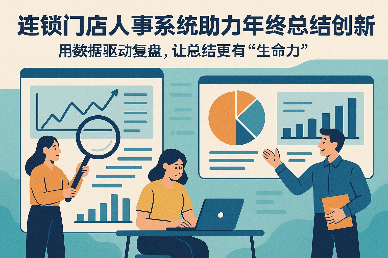 连锁门店人事系统助力年终总结创新：用数据驱动复盘，让总结更有“生命力”