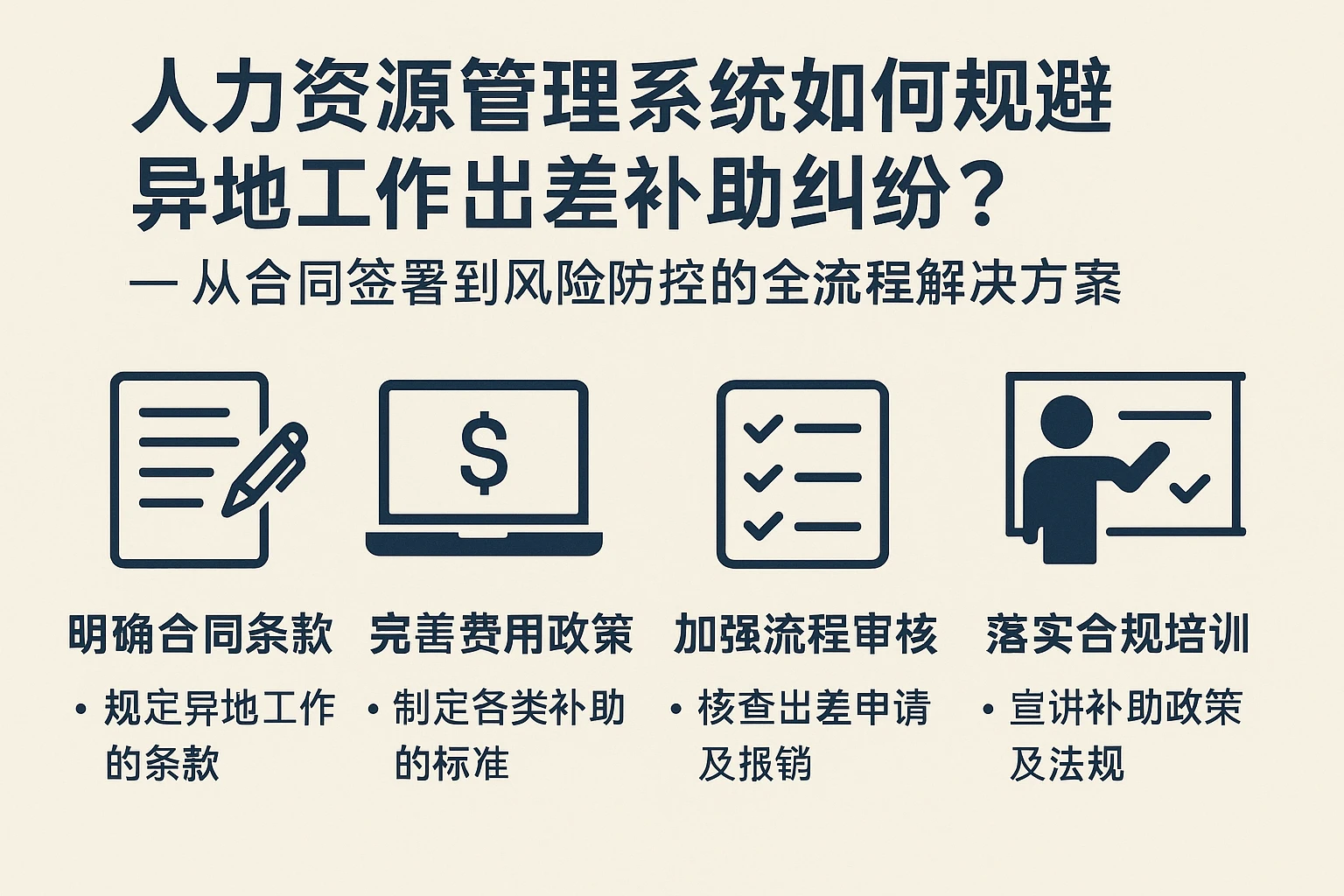 人力资源管理系统如何规避异地工作出差补助纠纷？——从合同签署到风险防控的全流程解决方案