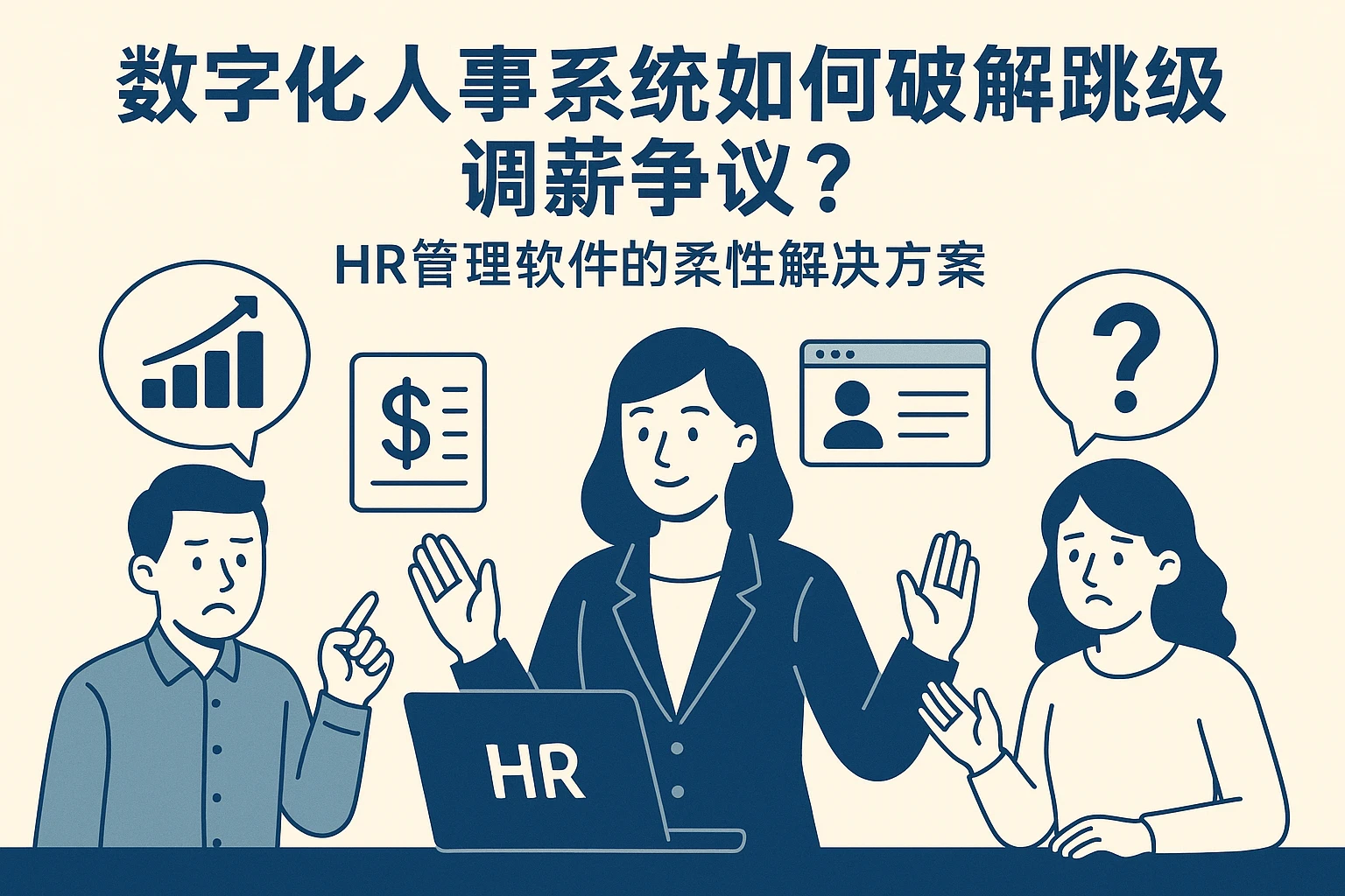 数字化人事系统如何破解跳级调薪争议？HR管理软件的柔性解决方案