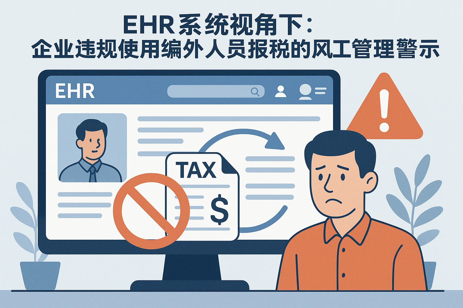 EHR系统视角下：企业违规使用编外人员报税的风险与员工管理警示