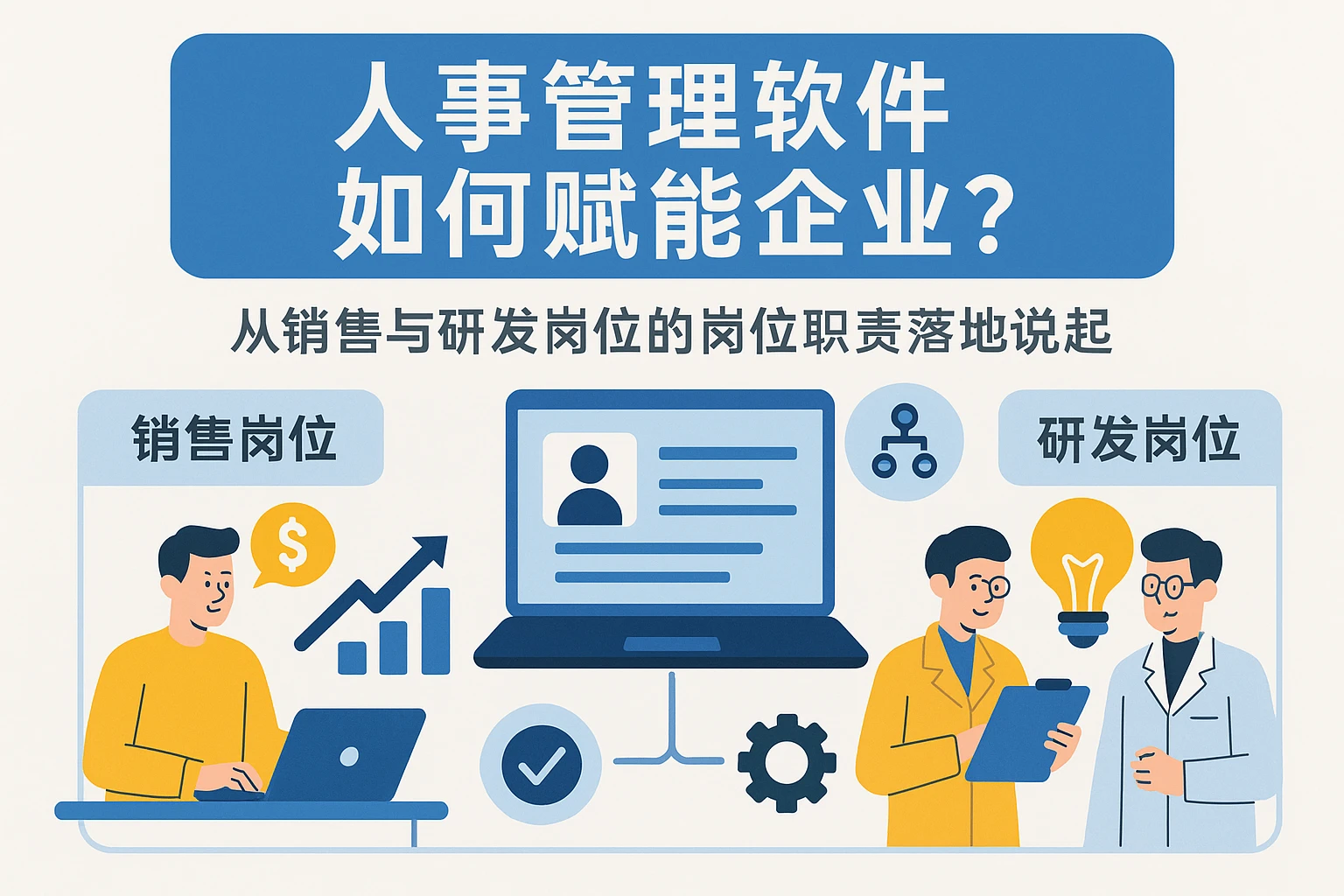 人事管理软件如何赋能企业？从销售与研发岗位的岗位职责落地说起