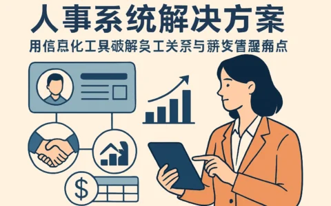 人事系统解决方案：用信息化工具破解员工关系与薪资管理痛点