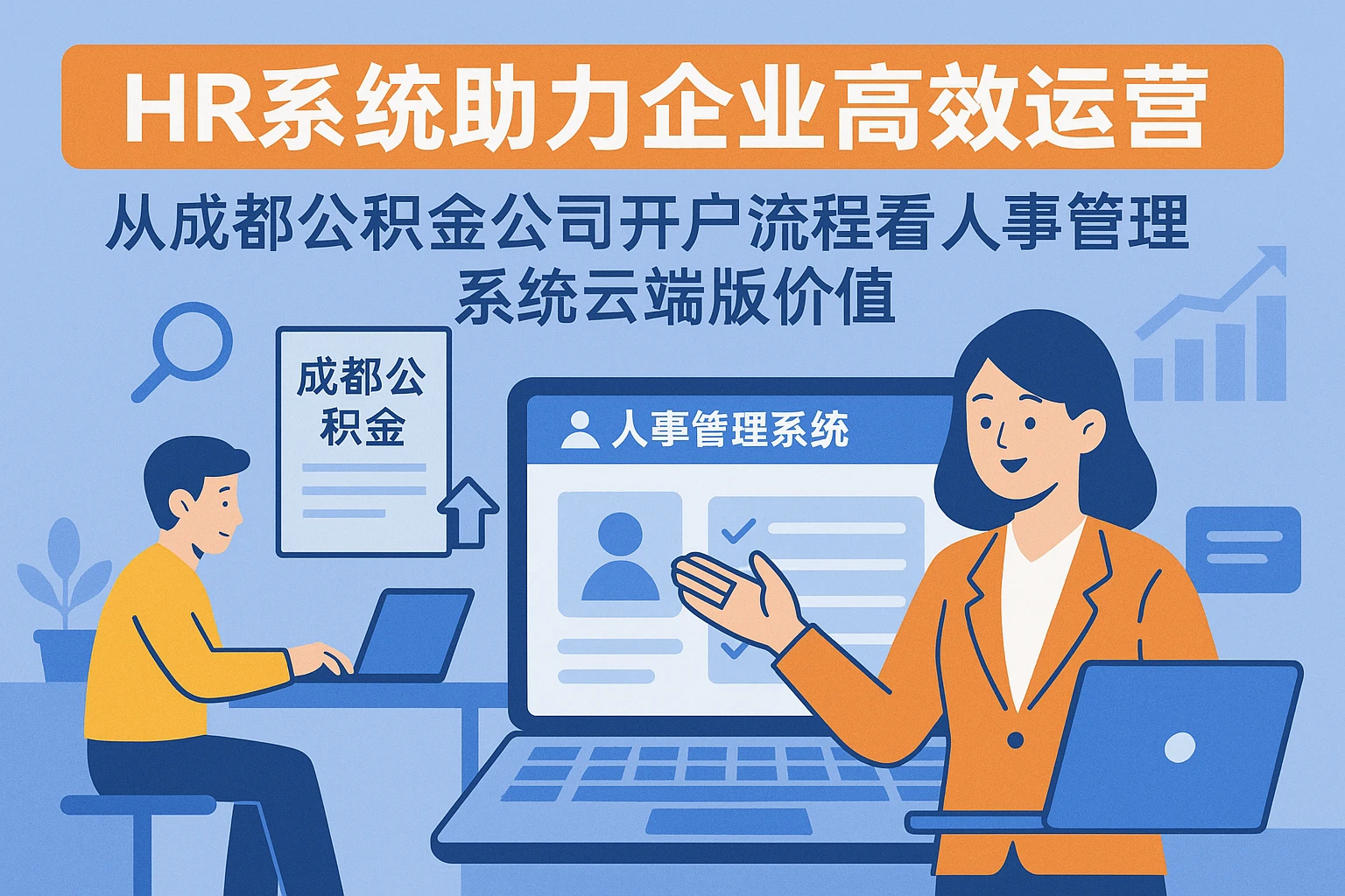 HR系统助力企业高效运营：从成都公积金公司开户流程看人事管理系统云端版价值
