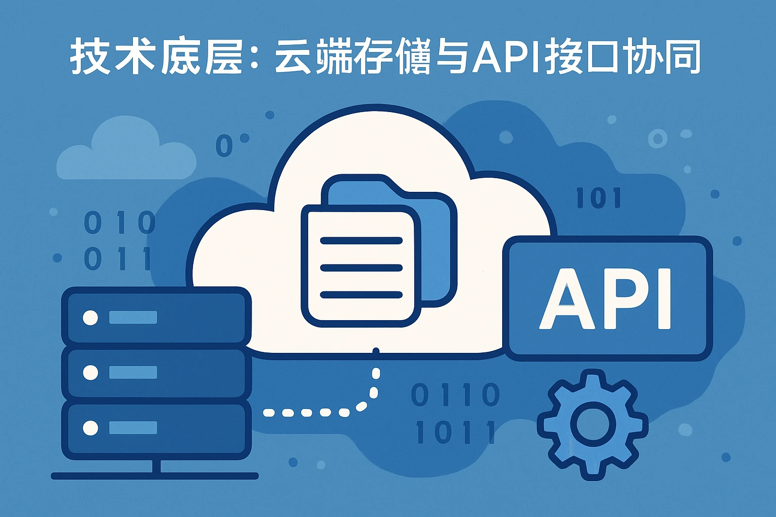 1. 技术底层：云端存储与API接口的协同