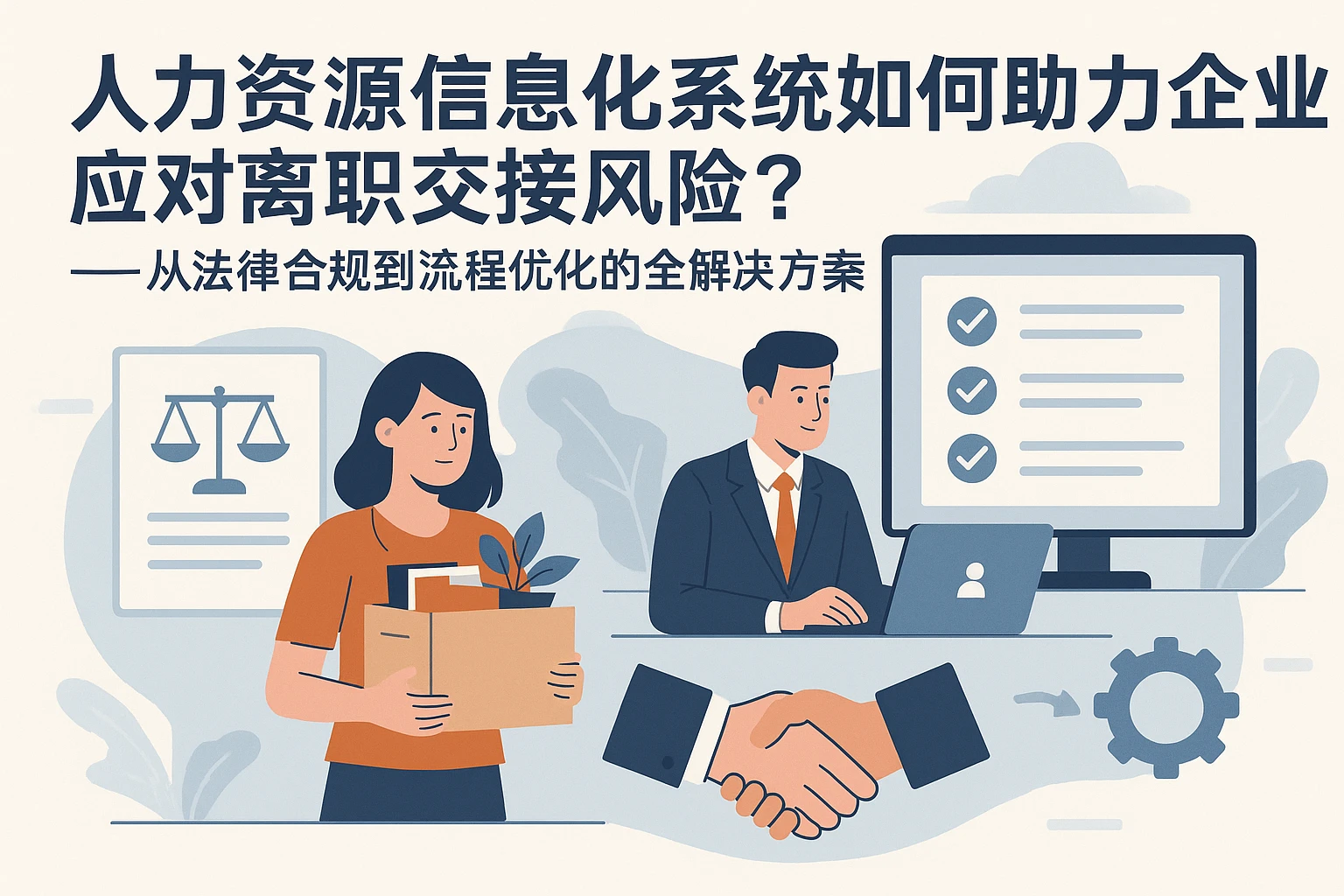 人力资源信息化系统如何助力企业应对离职交接风险？——从法律合规到流程优化的全解决方案