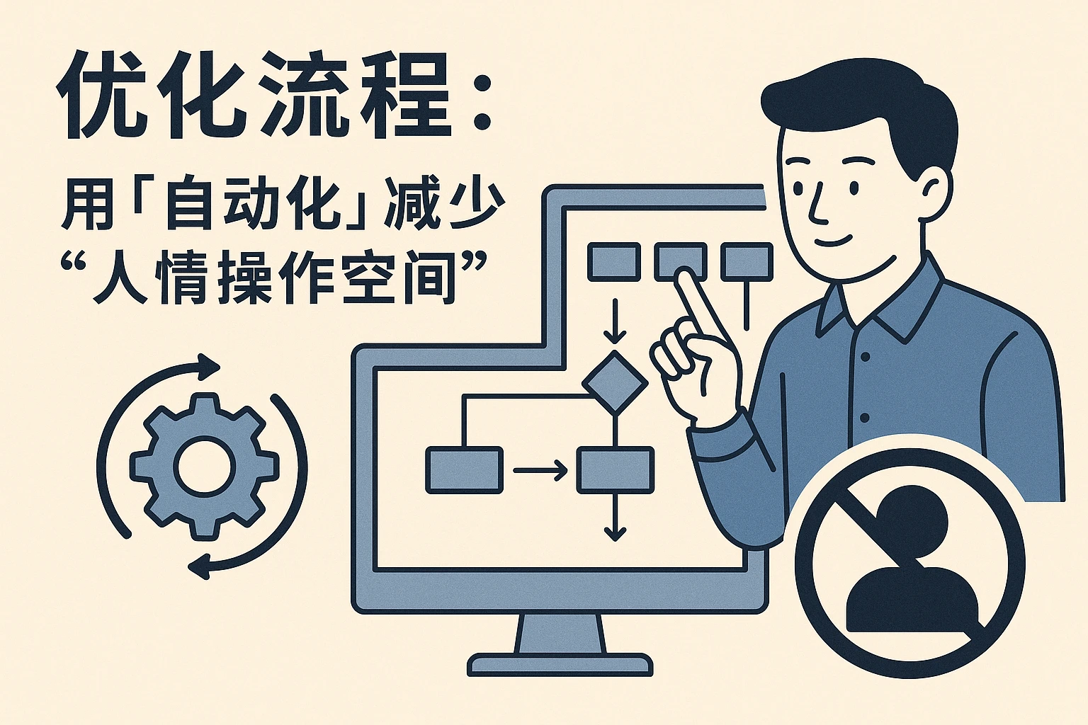 2. 优化流程：用“自动化”减少“人情操作空间”