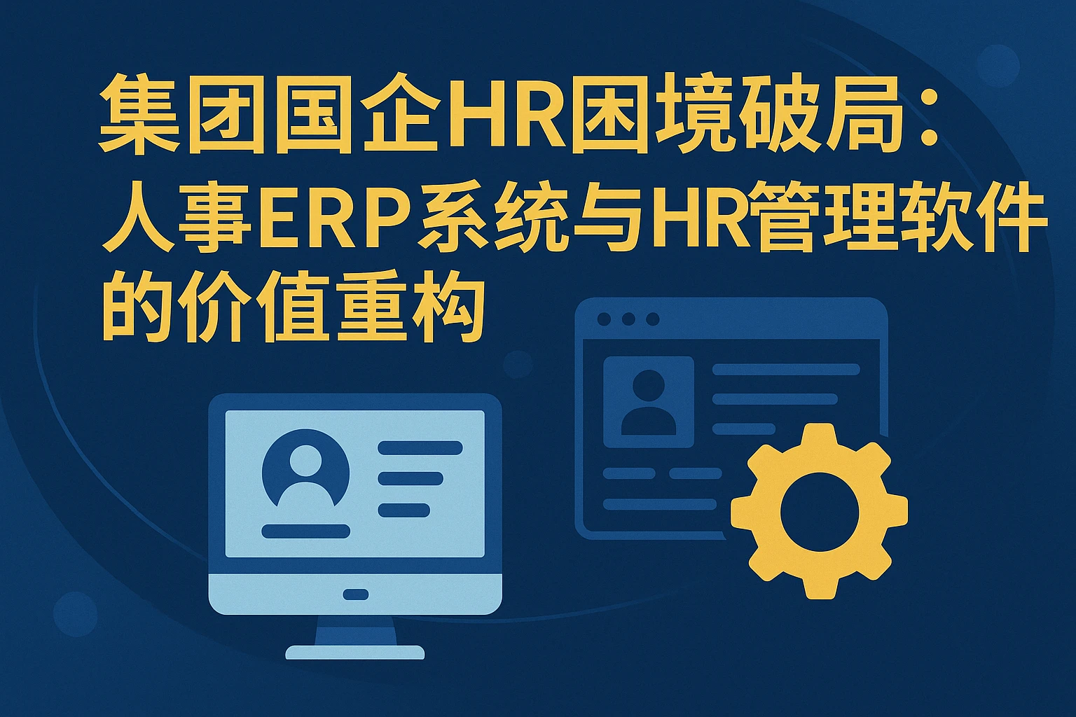 集团国企HR困境破局：人事ERP系统与HR管理软件的价值重构