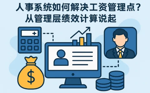 人事系统如何解决工资管理痛点？从管理层绩效计算说起