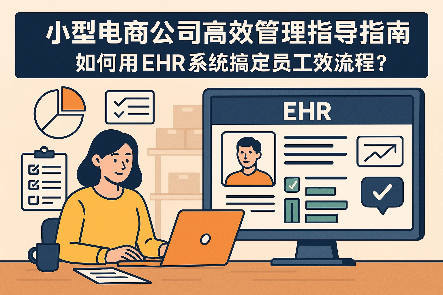小型电商公司高效管理指南：如何用EHR系统搞定员工考核与流程？