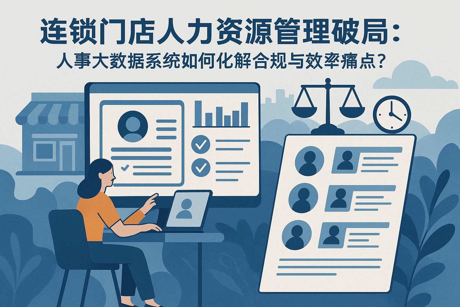 连锁门店人力资源管理破局：人事大数据系统如何化解合规与效率痛点？
