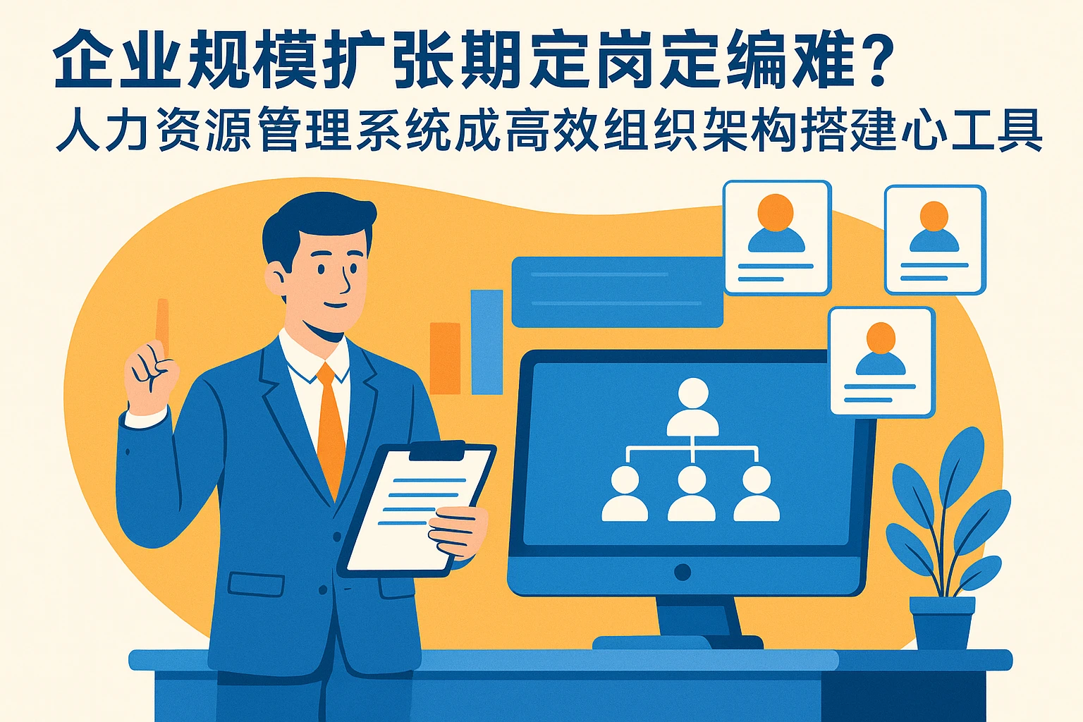 企业规模扩张期定岗定编难？人力资源管理系统成高效组织架构搭建核心工具