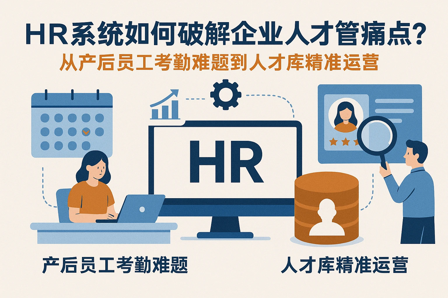HR系统如何破解企业人才管理痛点？从产后员工考勤难题到人才库精准运营