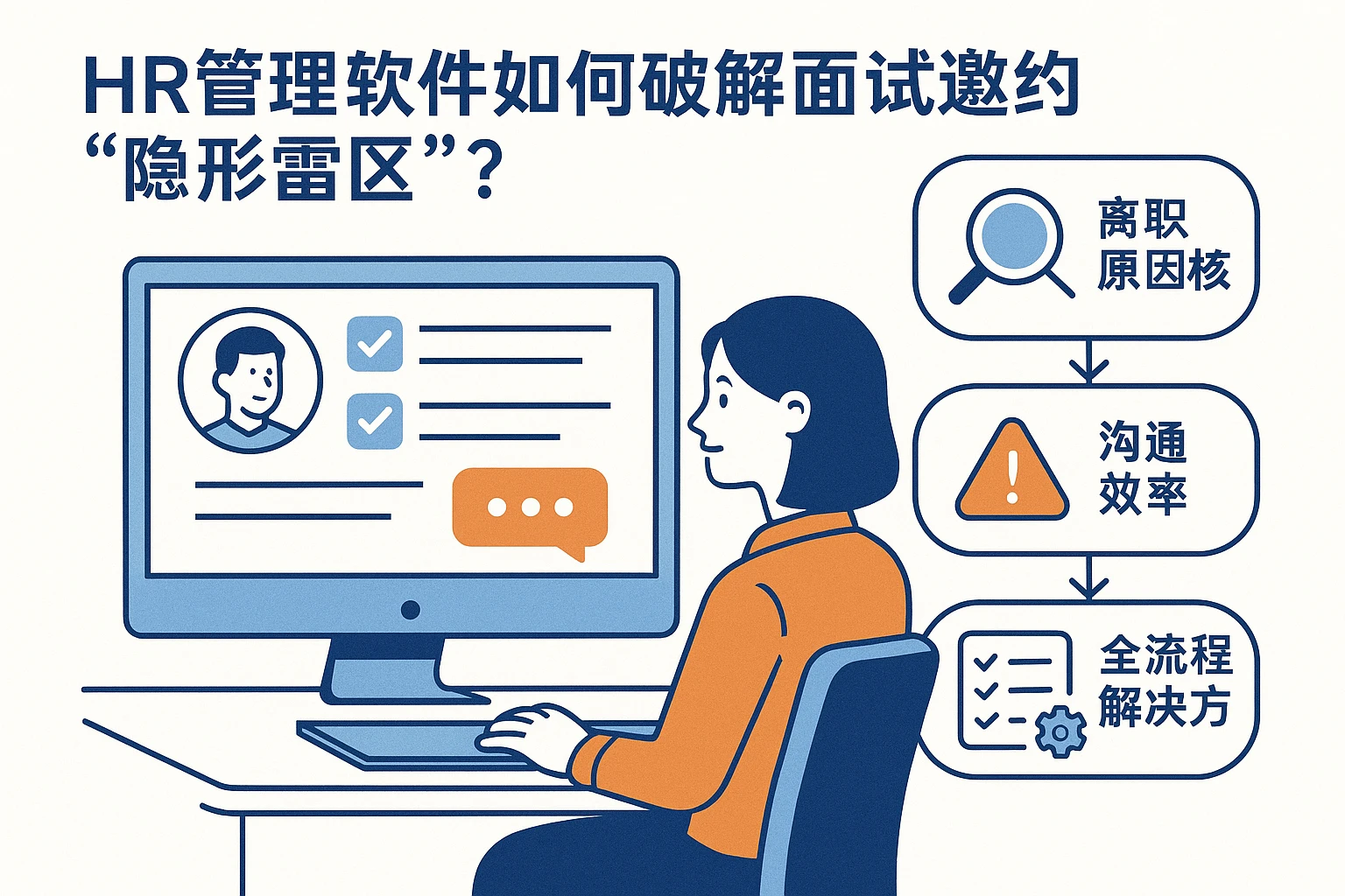 HR管理软件如何破解面试邀约“隐形雷区”？从离职原因核查到沟通效率的全流程解决方案