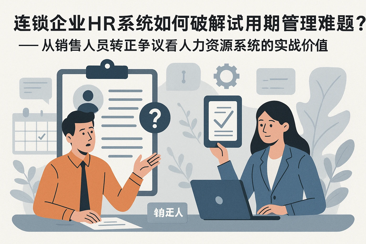连锁企业HR系统如何破解试用期管理难题？——从销售人员转正争议看人力资源系统的实战价值