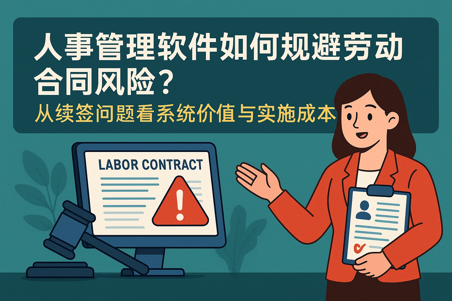 人事管理软件如何规避劳动合同风险？从续签问题看系统价值与实施成本