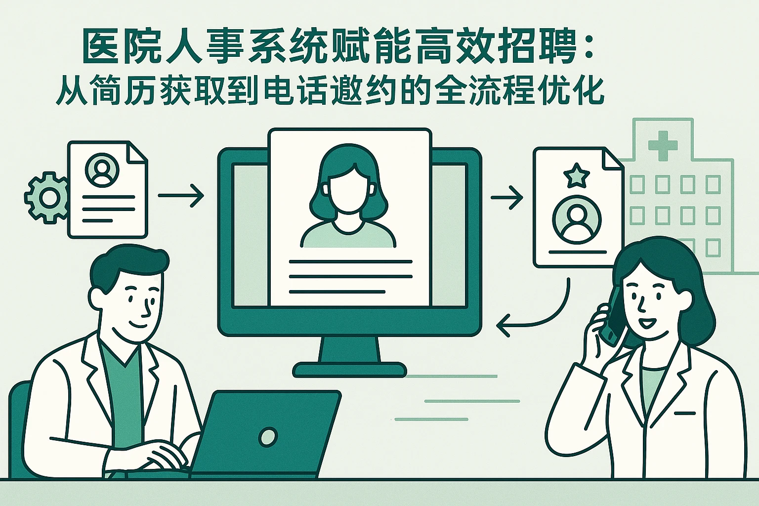 医院人事系统赋能高效招聘：从简历获取到电话邀约的全流程优化