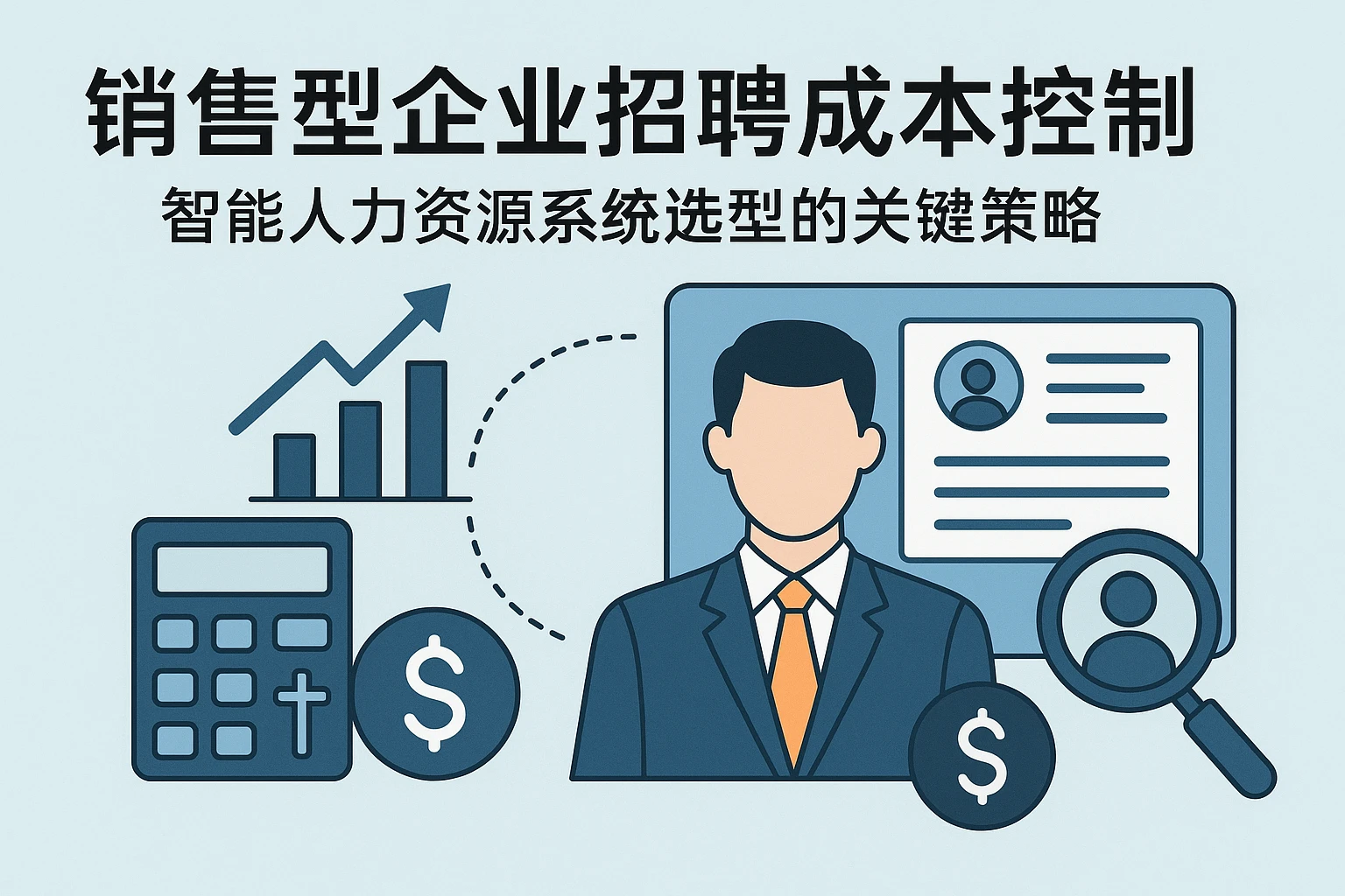 销售型企业招聘成本控制：智能人力资源系统选型的关键策略