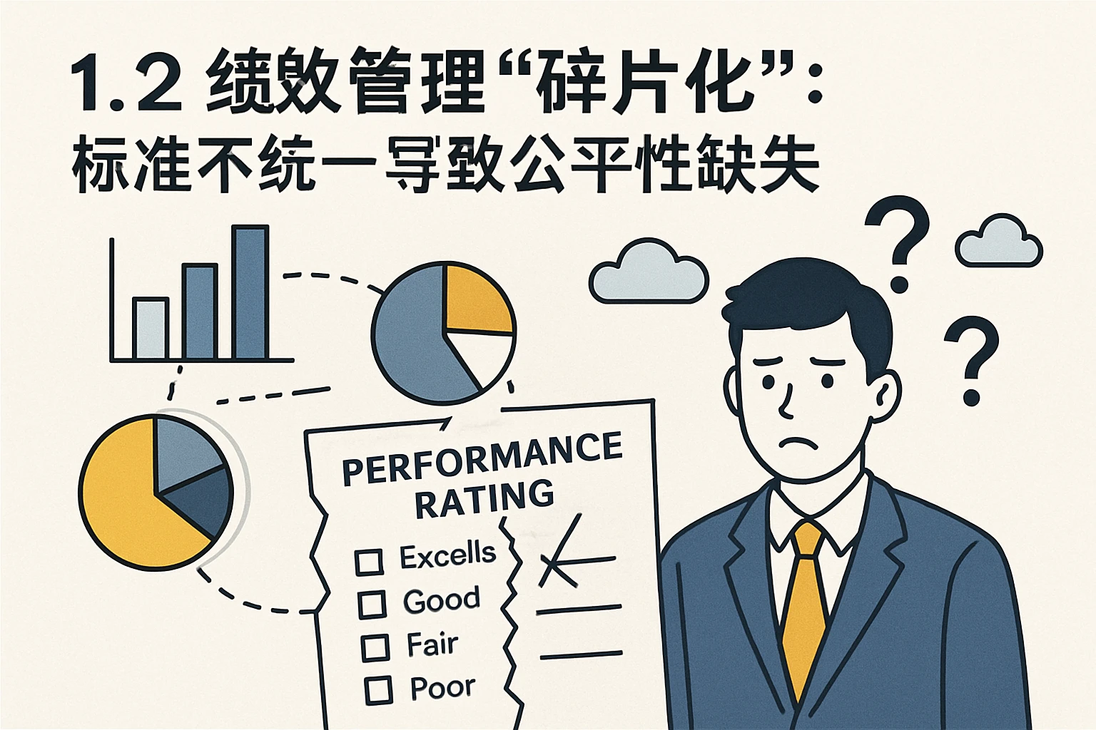 1.2 绩效管理“碎片化”：标准不统一导致公平性缺失