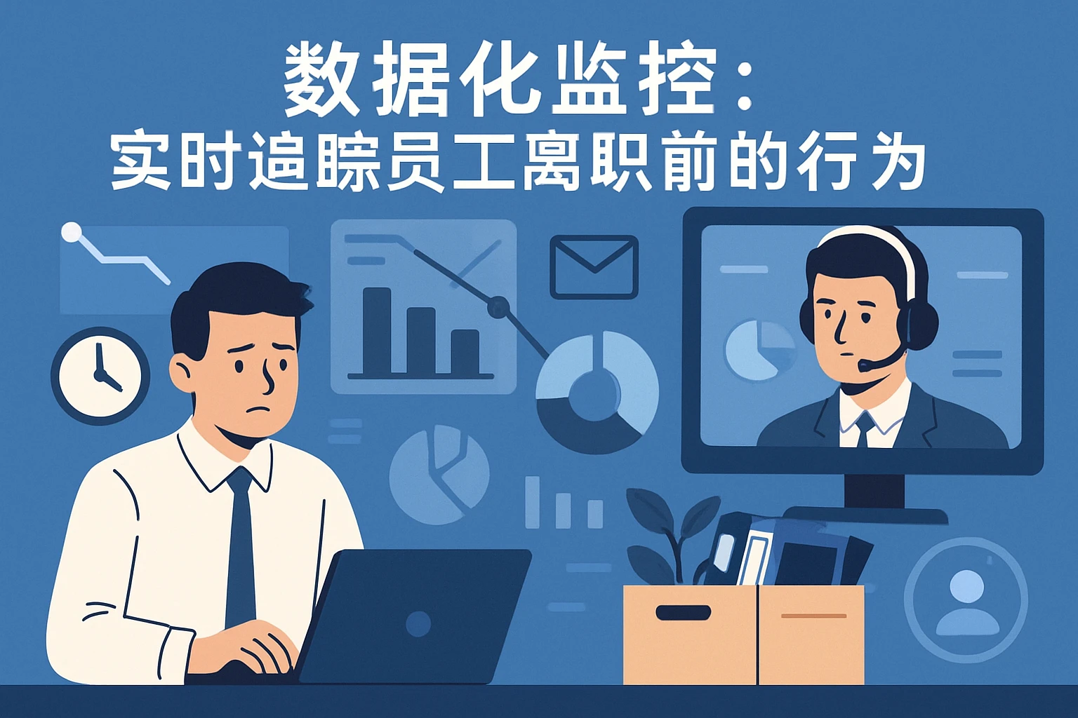 2. 数据化监控：实时追踪员工离职前的行为
