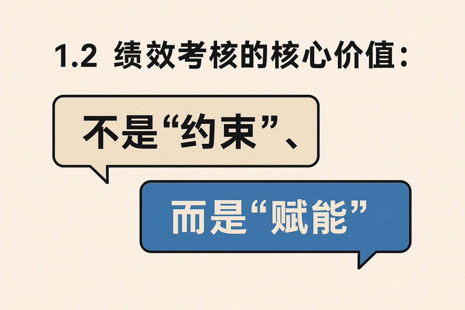 1.2 绩效考核的核心价值：不是“约束”，而是“赋能”