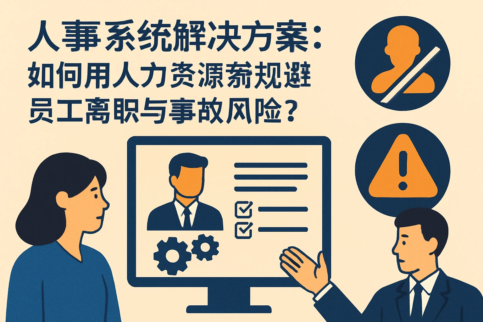 人事系统解决方案：如何用人力资源系统规避员工离职与事故风险？