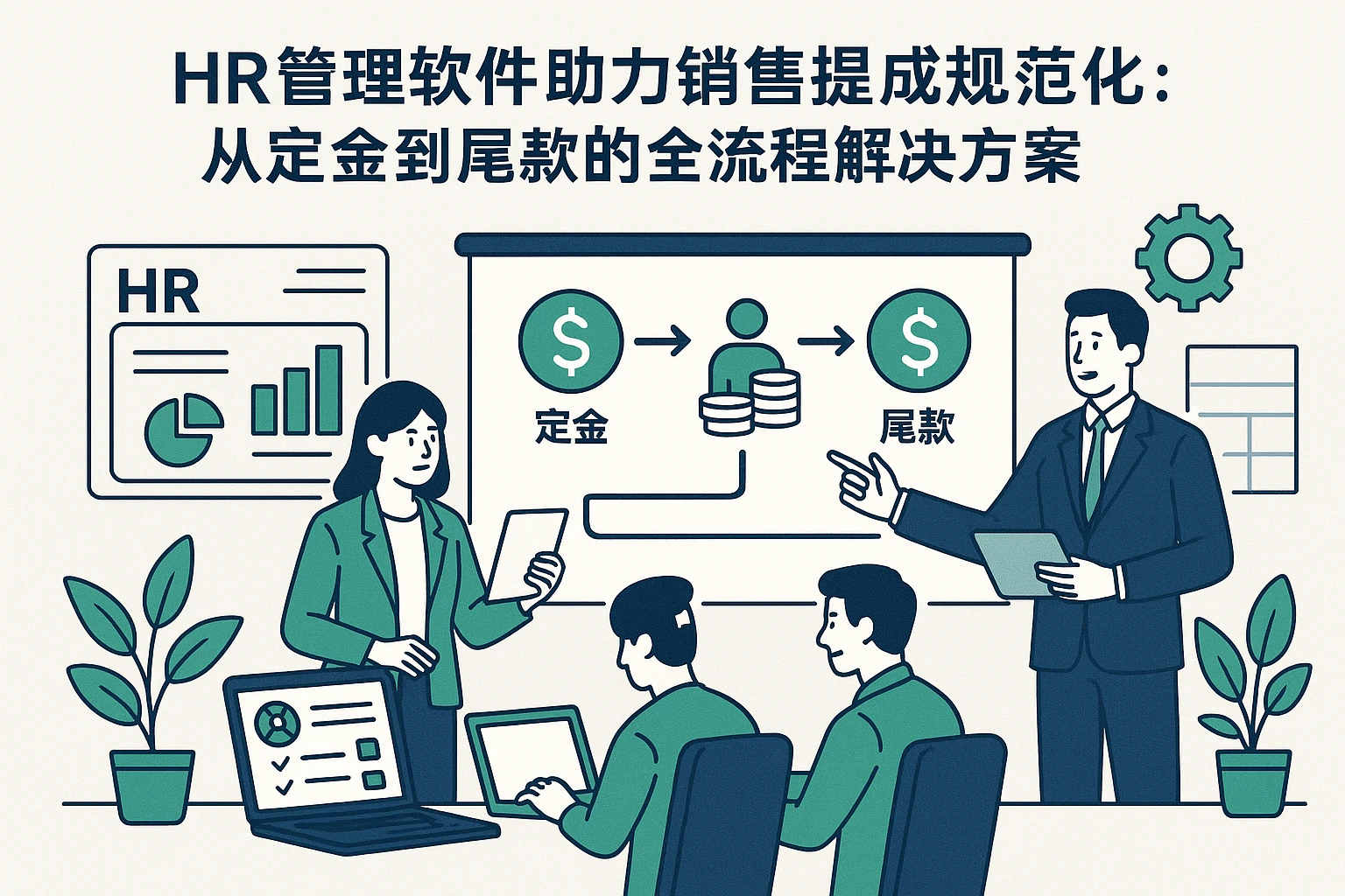 HR管理软件助力销售提成规范化：从定金到尾款的全流程解决方案