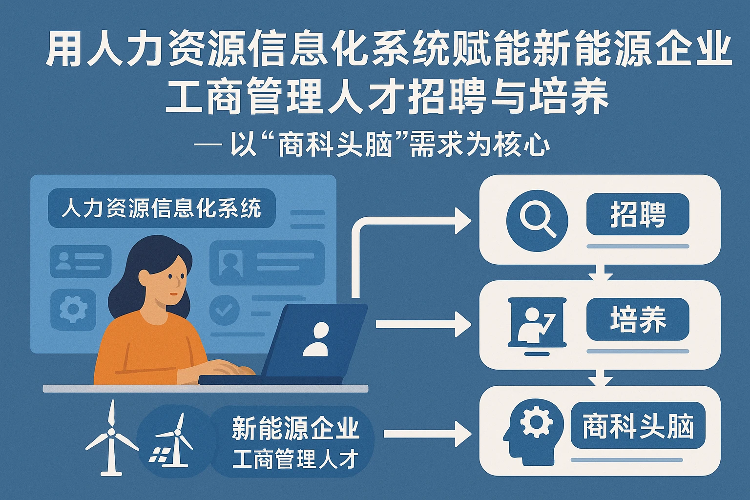 用人力资源信息化系统赋能新能源企业工商管理人才招聘与培养——以“商科头脑”需求为核心